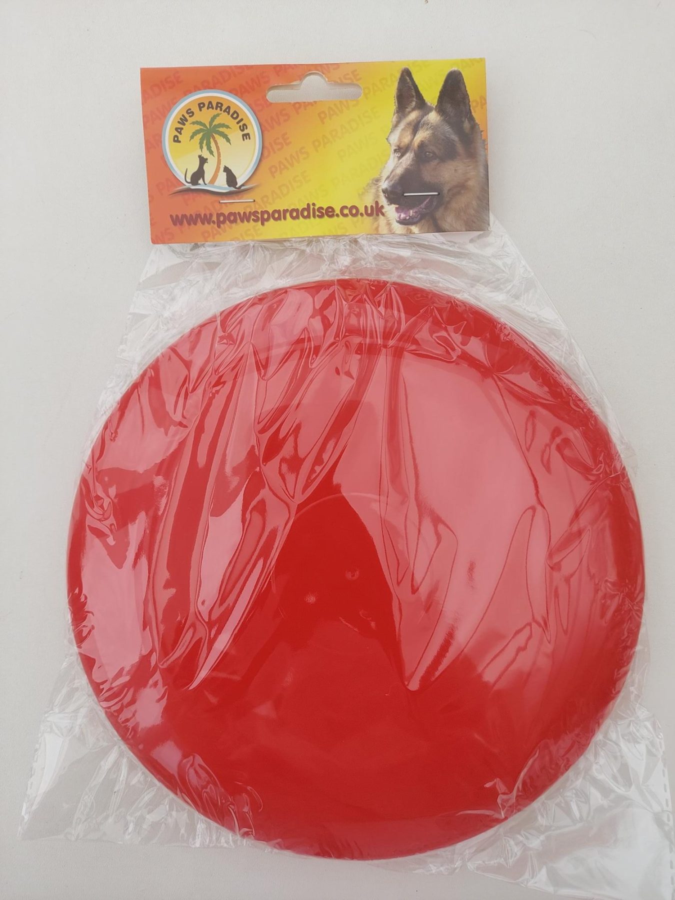 dog frisbee red