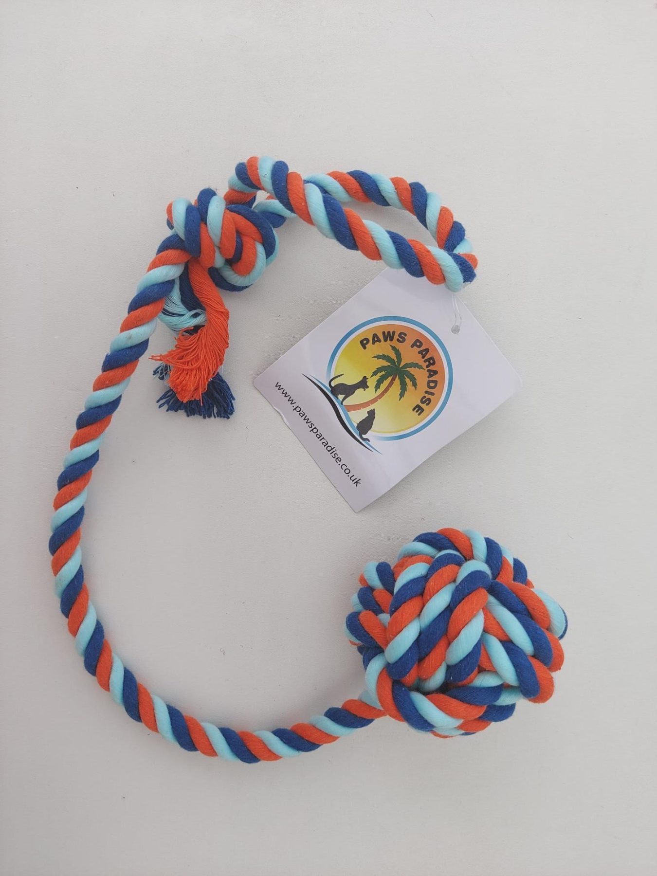 knotted tug rope
